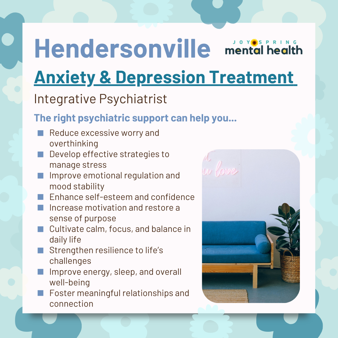 Joy Spring Mental Health Facebook ad: Schedule a consultation.
