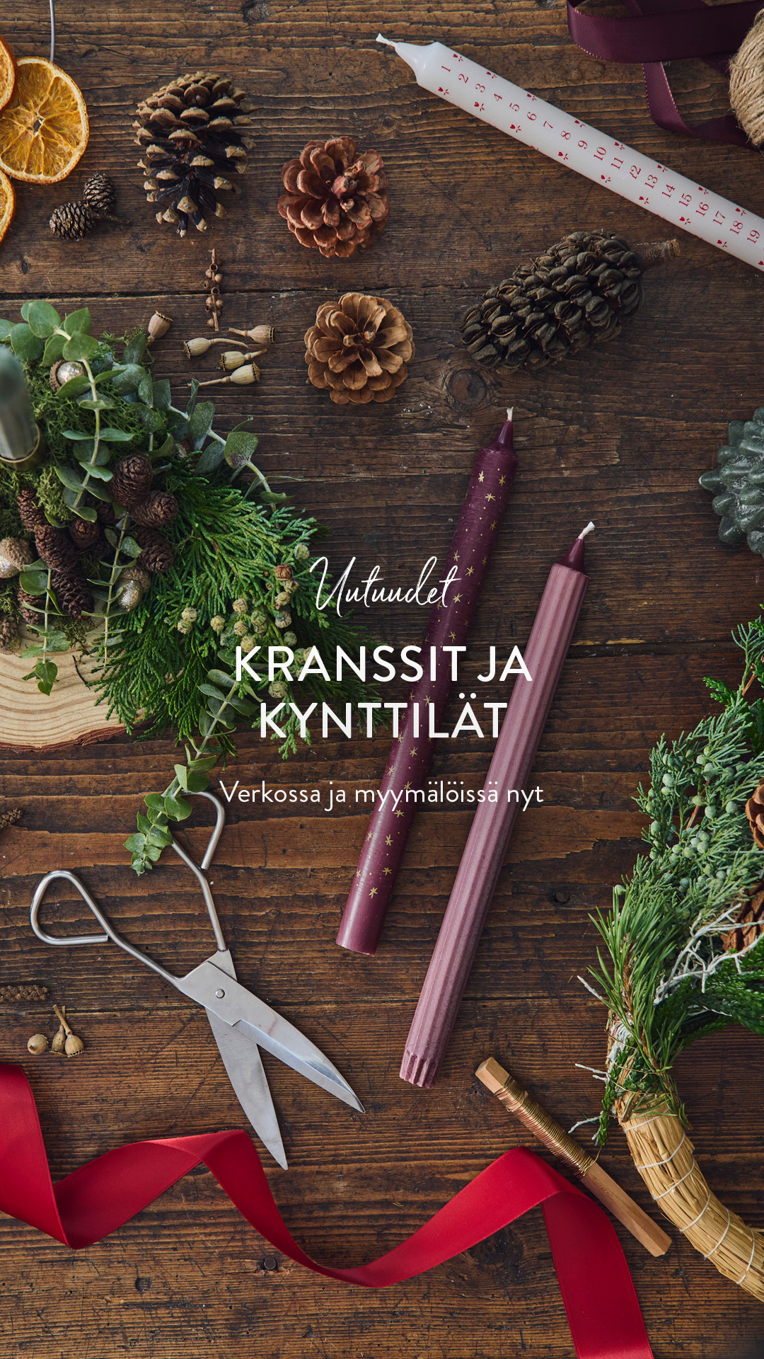 Søstrene Grene Facebook ad: Kaikki joulukoristeluun