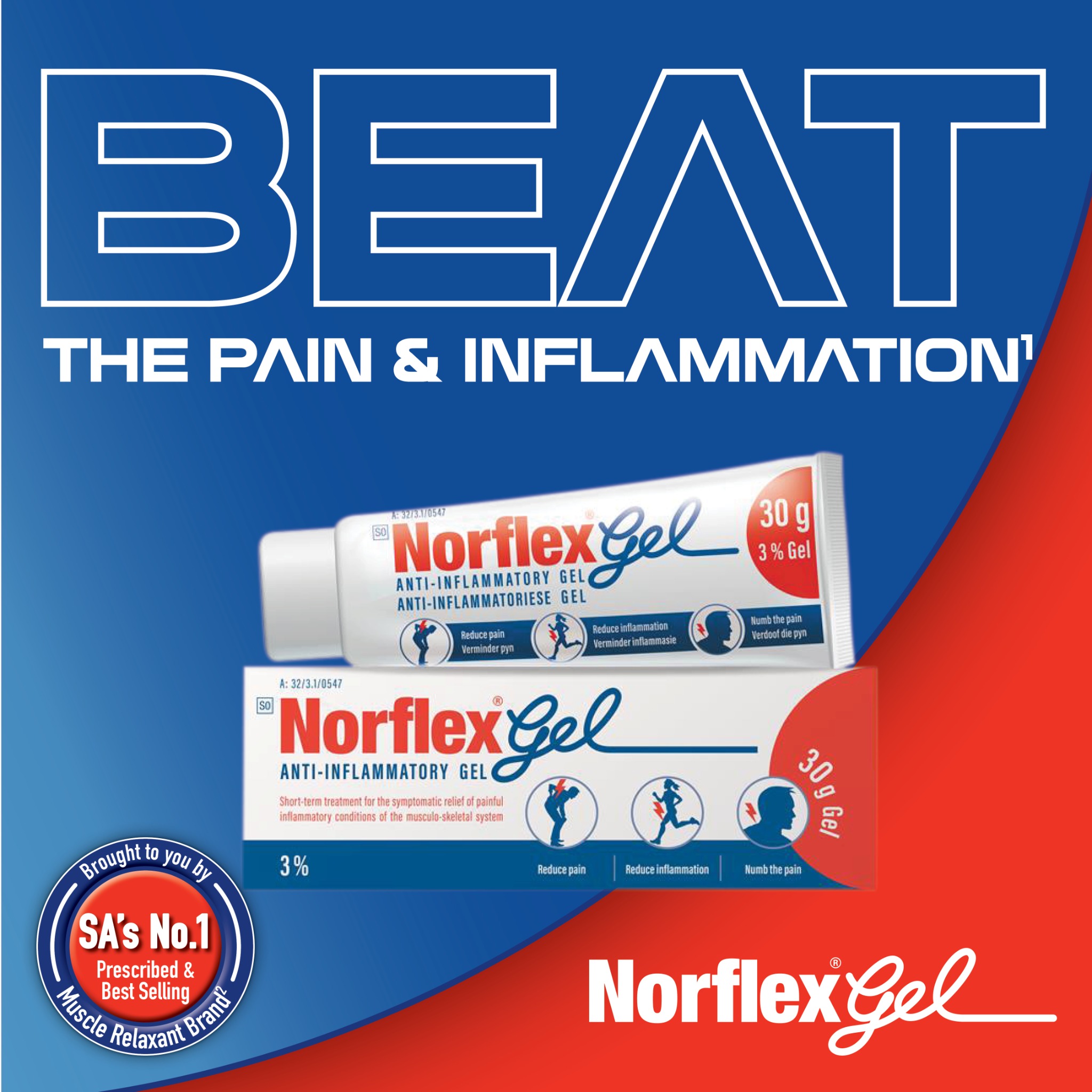 Norflex Gel South Africa Facebook ad