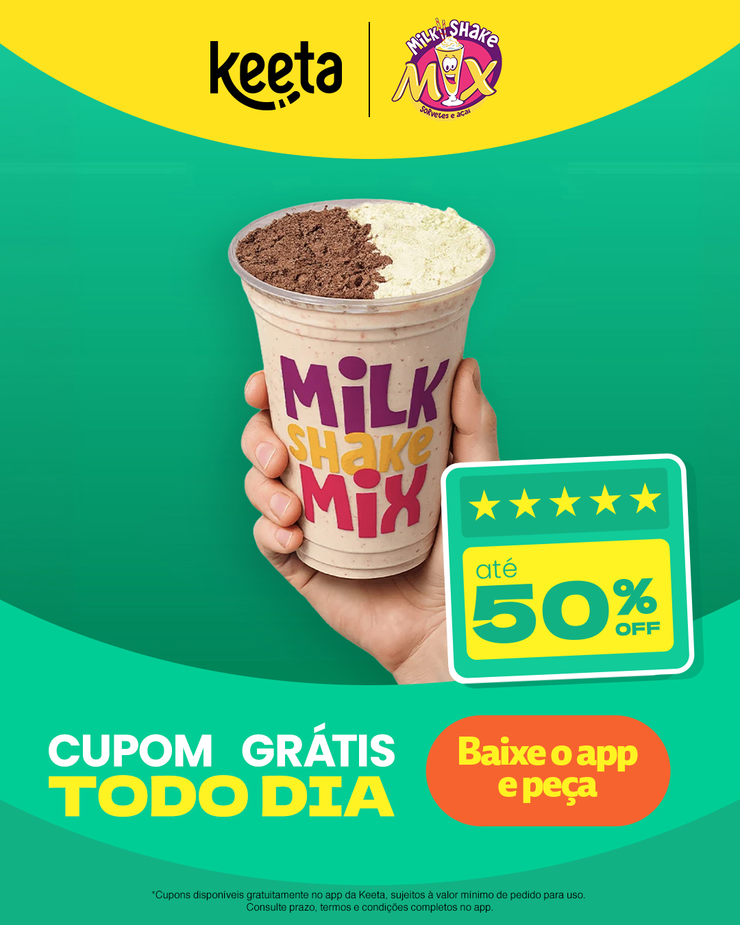 Keeta Brasil Facebook ad