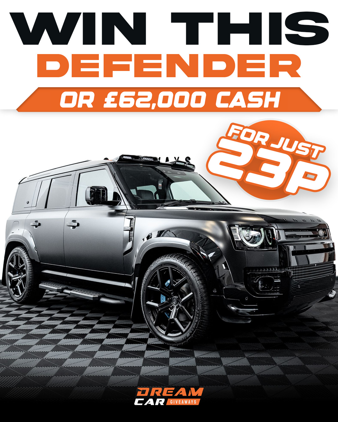 Dream Car Giveaways Facebook ad