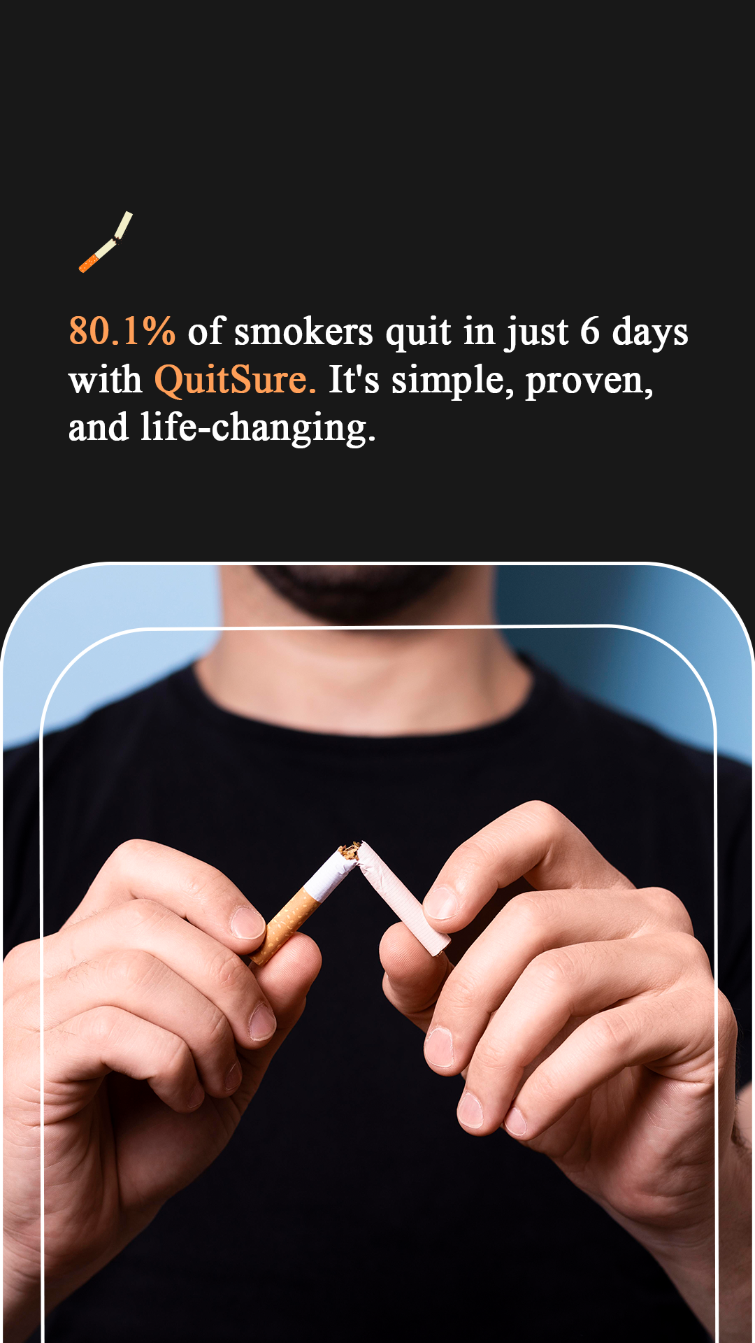 QuitSure - Quit Smoking Smartly Facebook ad