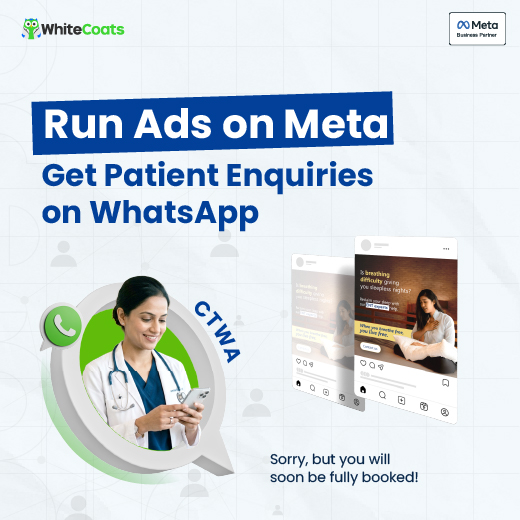 WhiteCoats Facebook ad: Your patients may not even know you exist…