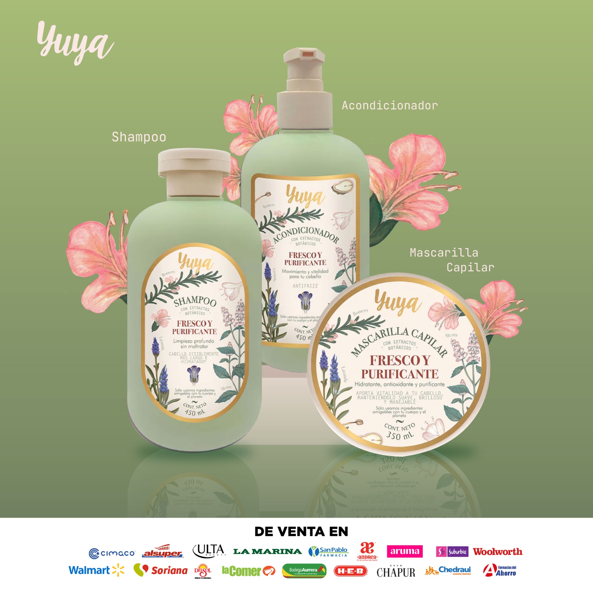 Republic Cosmetics México Facebook ad: ¿Quieres pelo vivo, limpio y sin frizz?