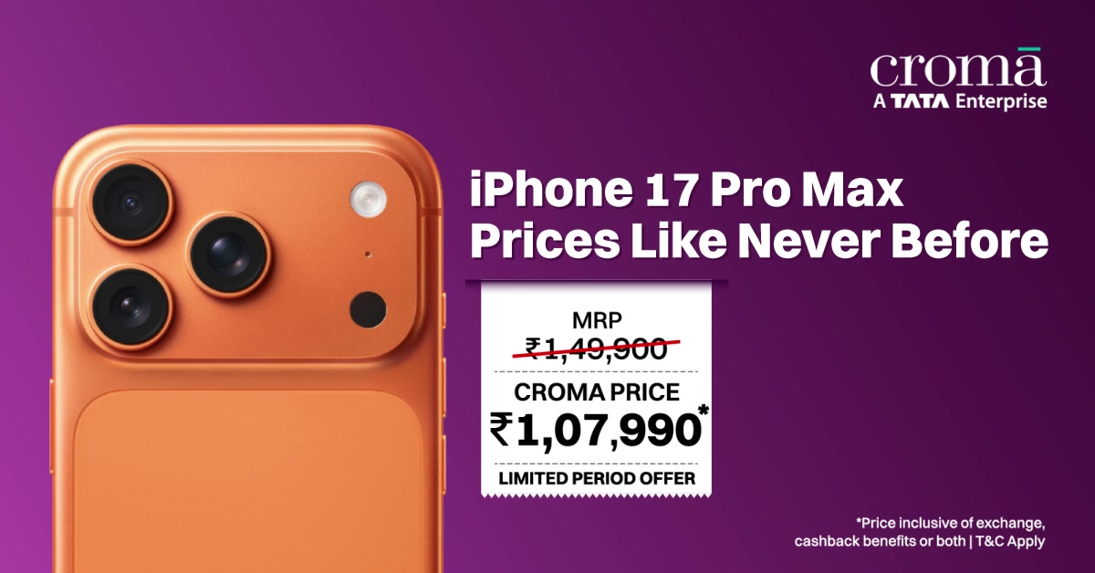Croma Facebook ad: Limited Period Offer