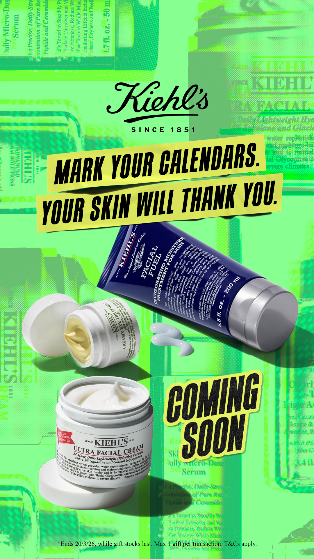 Kiehl's Facebook ad