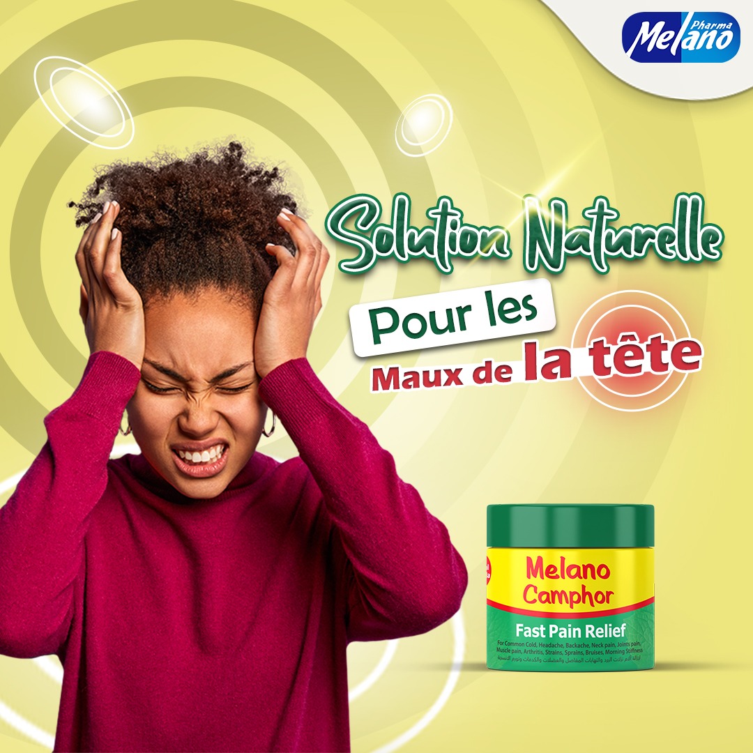 Melano Pharma Senegal Facebook ad: Stress, fatigue ou même passer des heures devant…