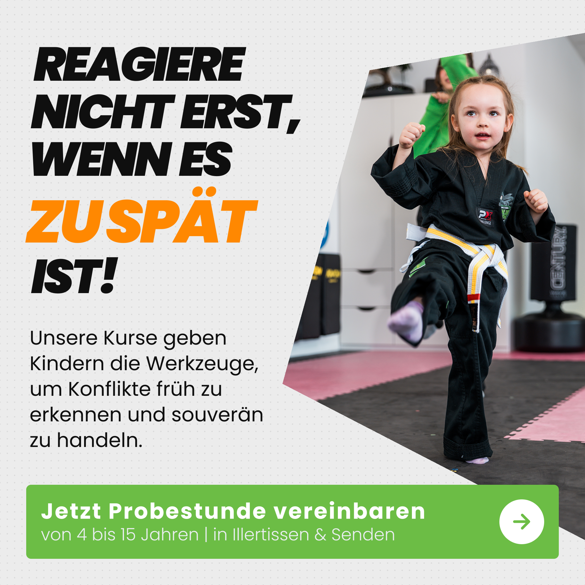 NINJA KIDS Sicher & Stark fürs Leben Facebook ad from May 21, 2026