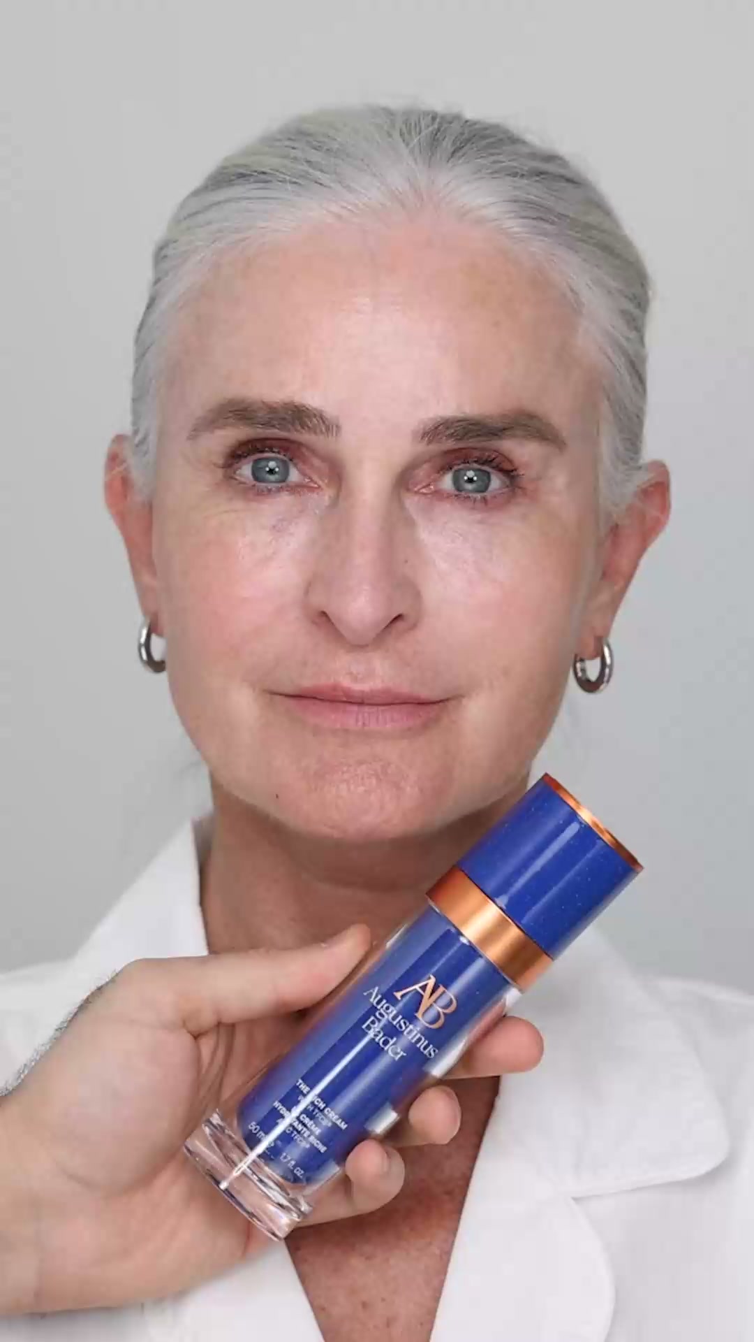 Augustinus Bader Facebook ad: Multi award-winning moisturizer