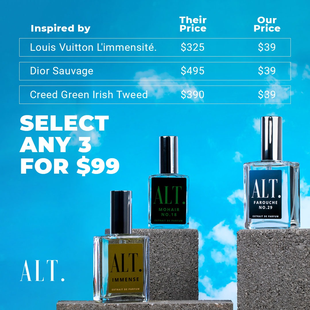 ALT. Fragrances Facebook ad
