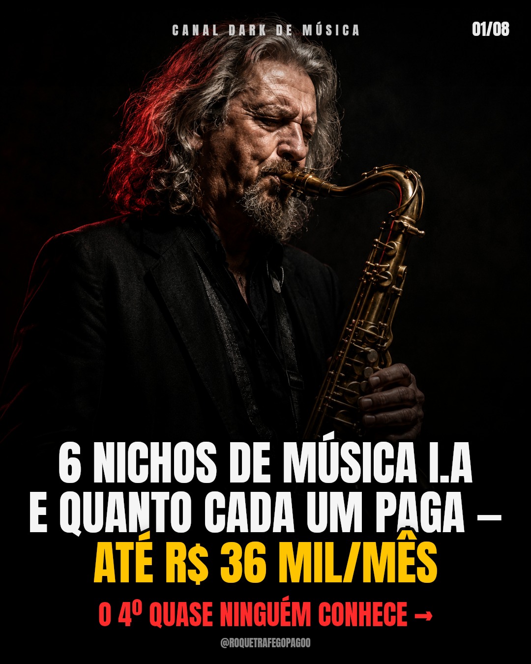 roquetrafegopago Facebook ad: Muita gente acha que música feita com I.A…