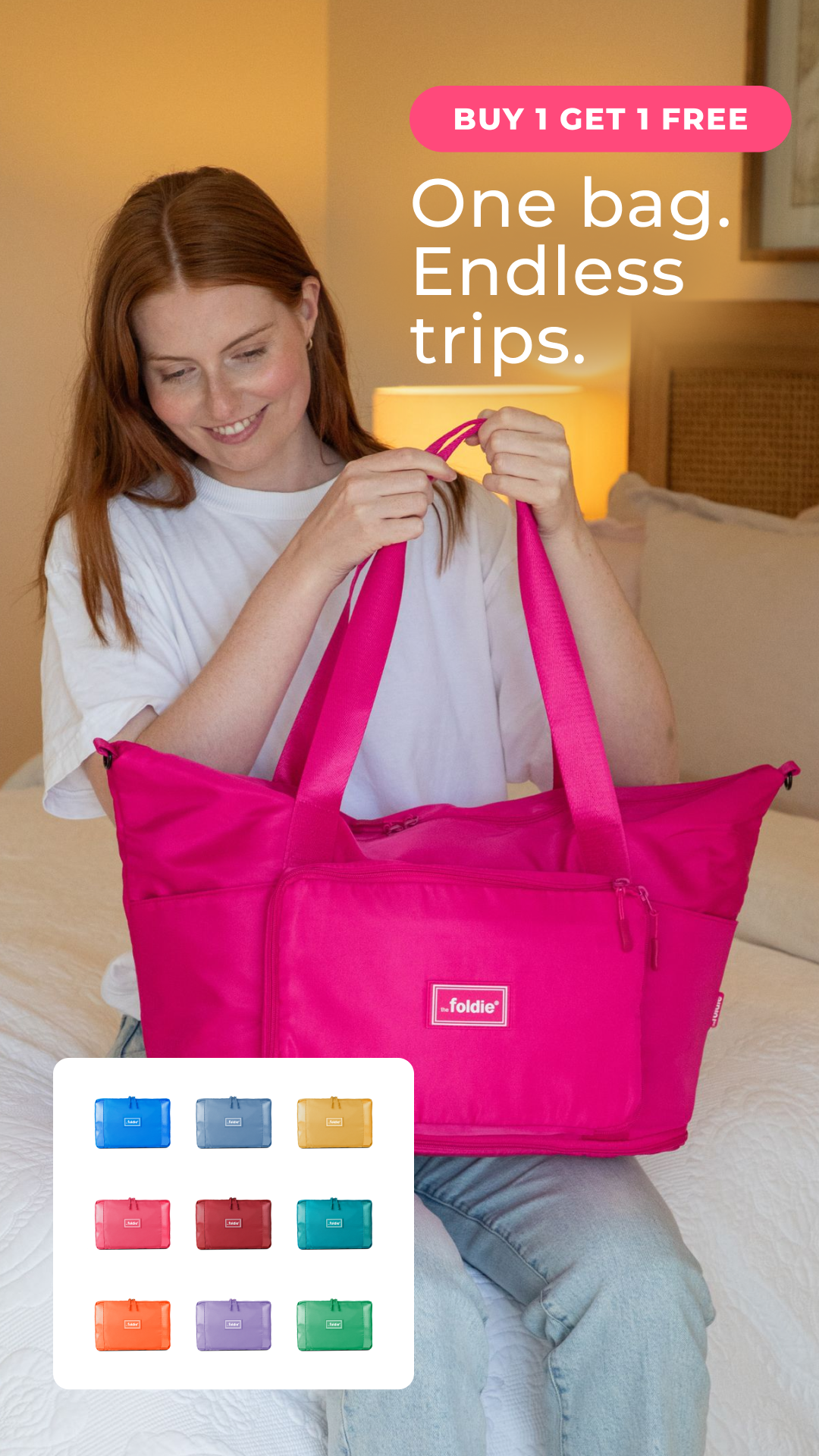 The Foldie Facebook ad from Mar 10, 2026