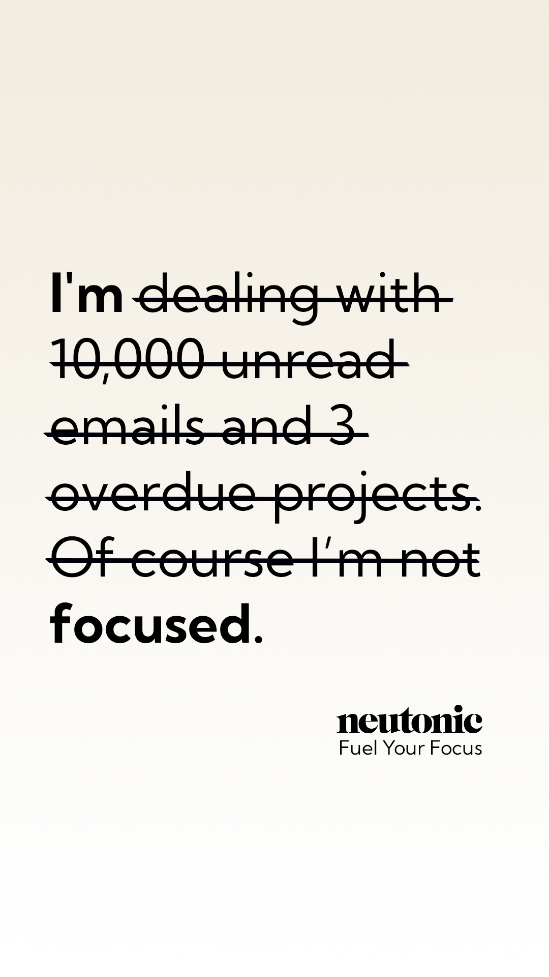 Neutonic Facebook ad