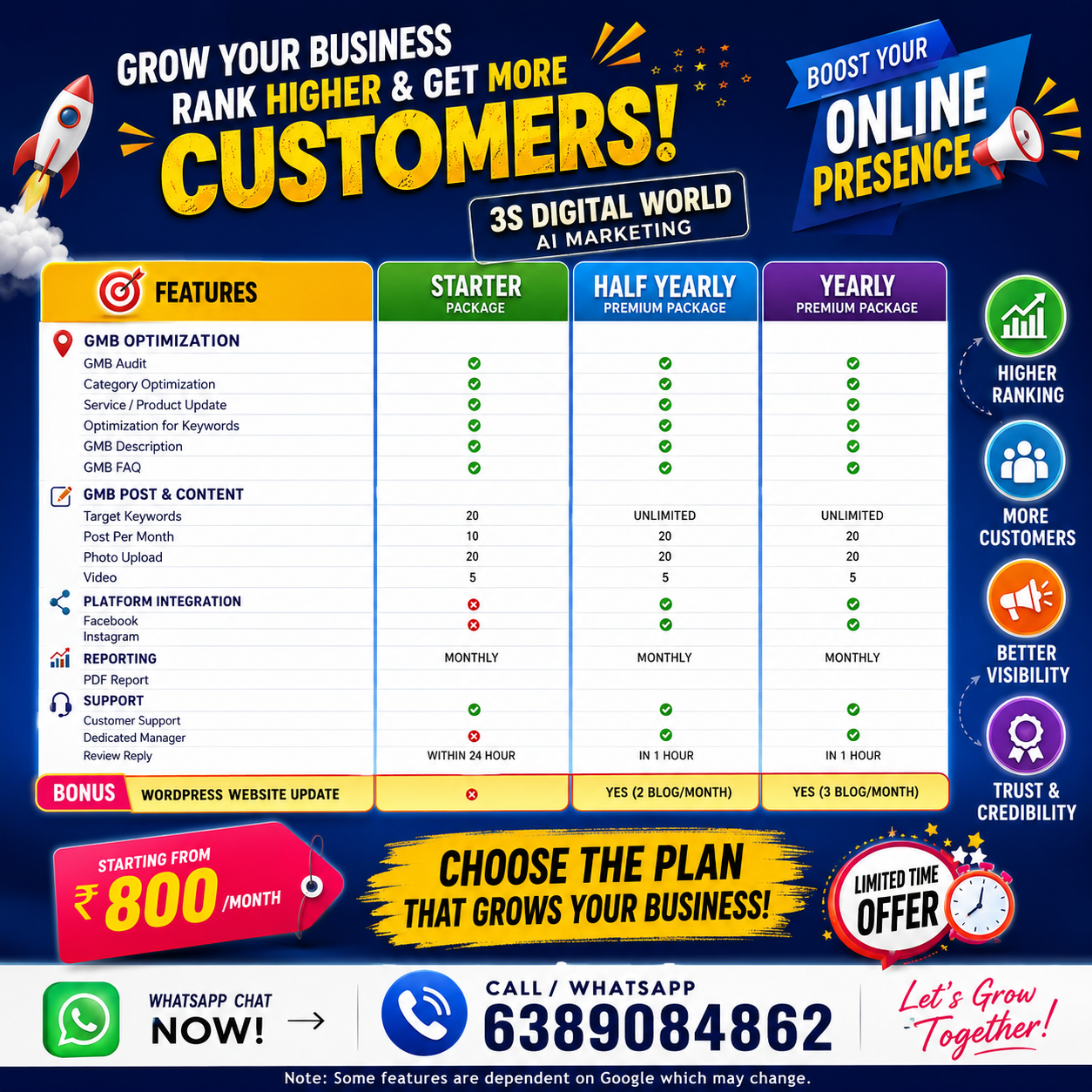 Local SEO Consultant Facebook ad: Chat with us