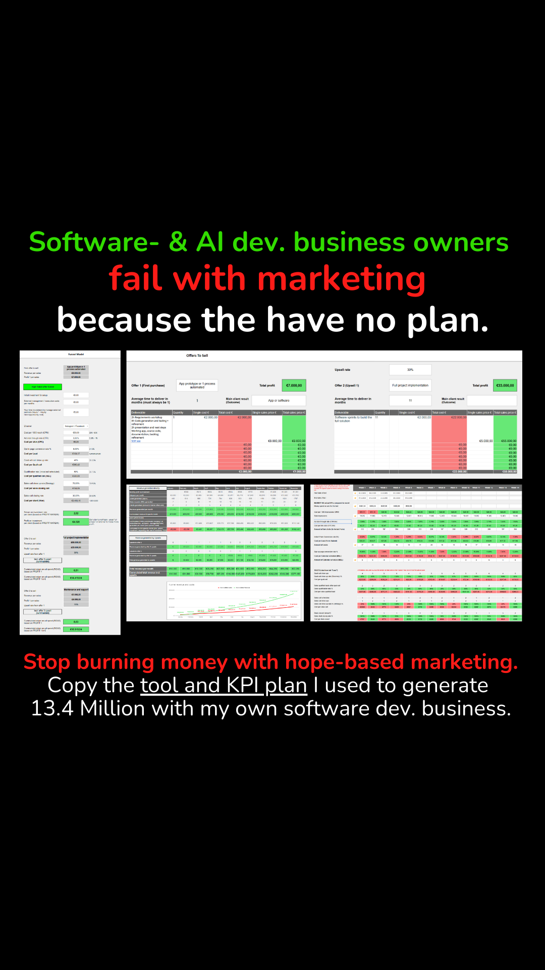 Flash Hub Facebook ad: Software- or AI Dev. Business Owner?