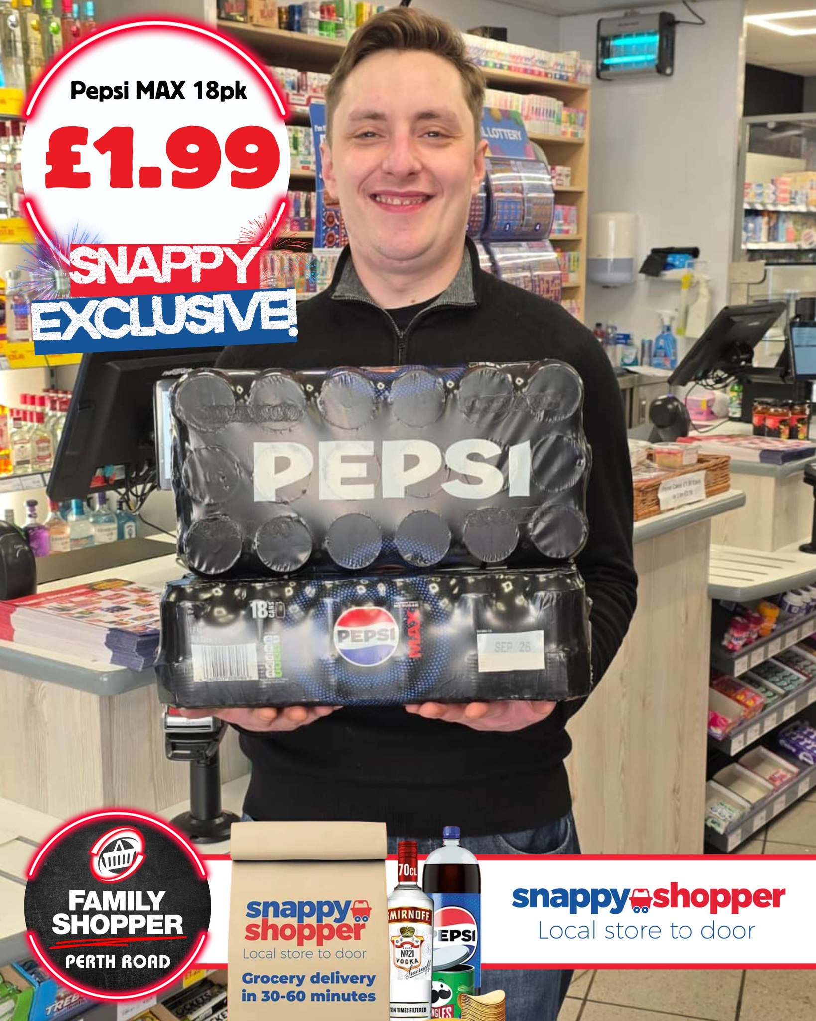 Family Shopper - Perth Road Facebook ad: SNAPPY EXCLUSIVE DEAL!