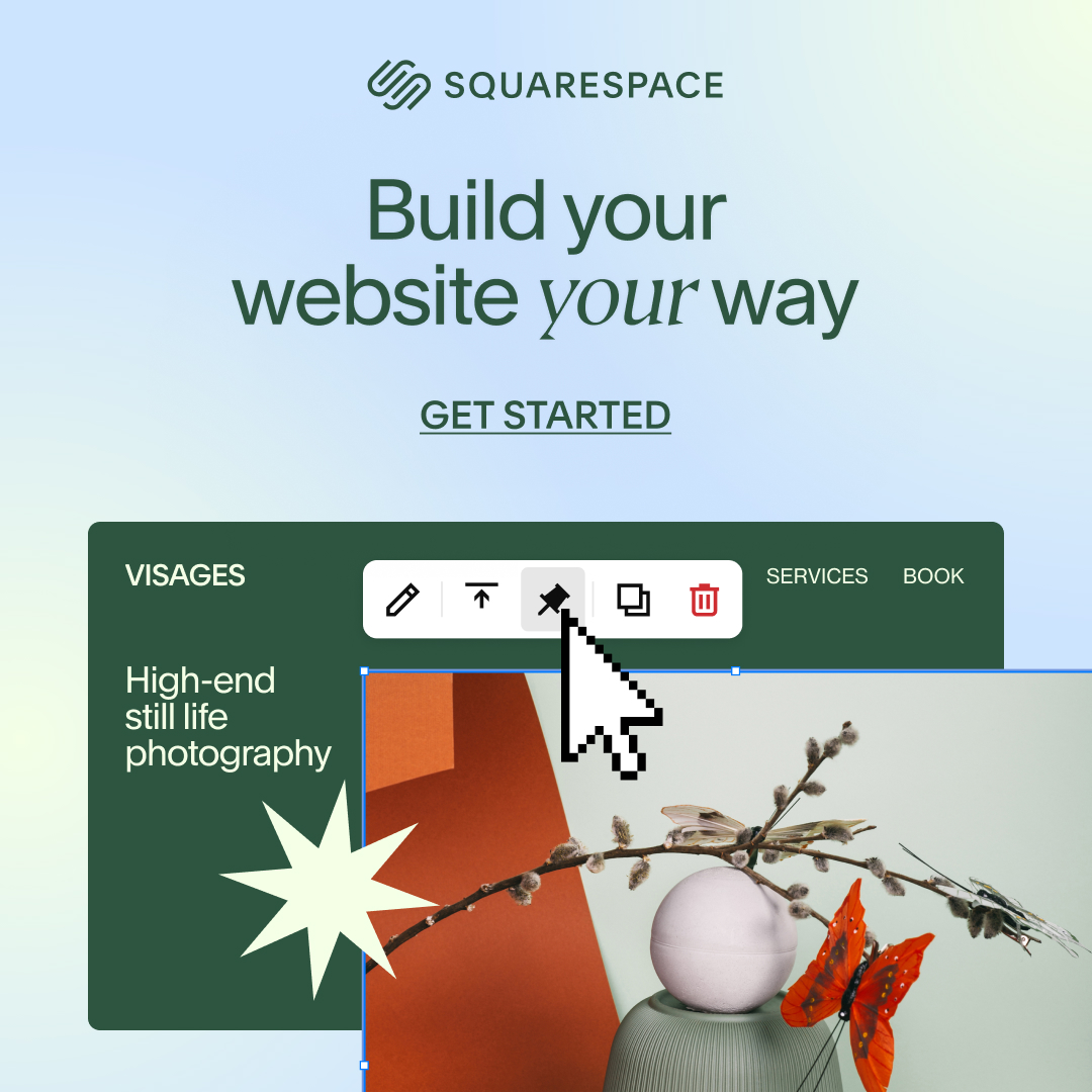 Squarespace Facebook ad