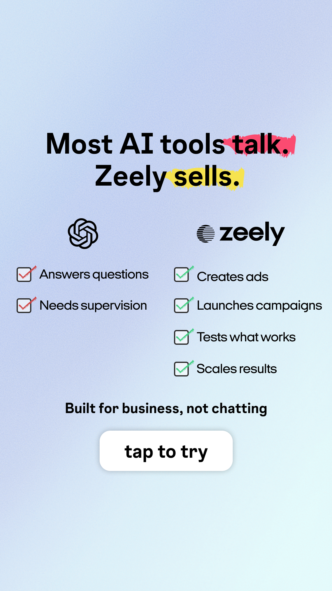 Zeely Facebook ad