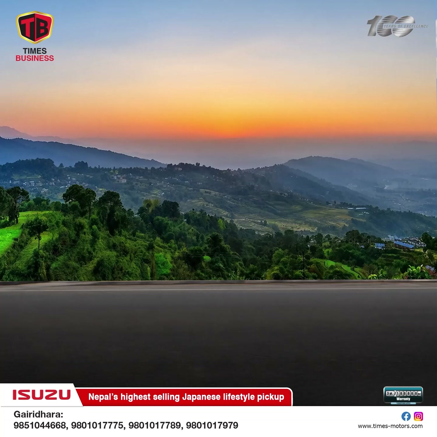 Times-ISUZU Nepal Facebook ad: Click to Get Offer!