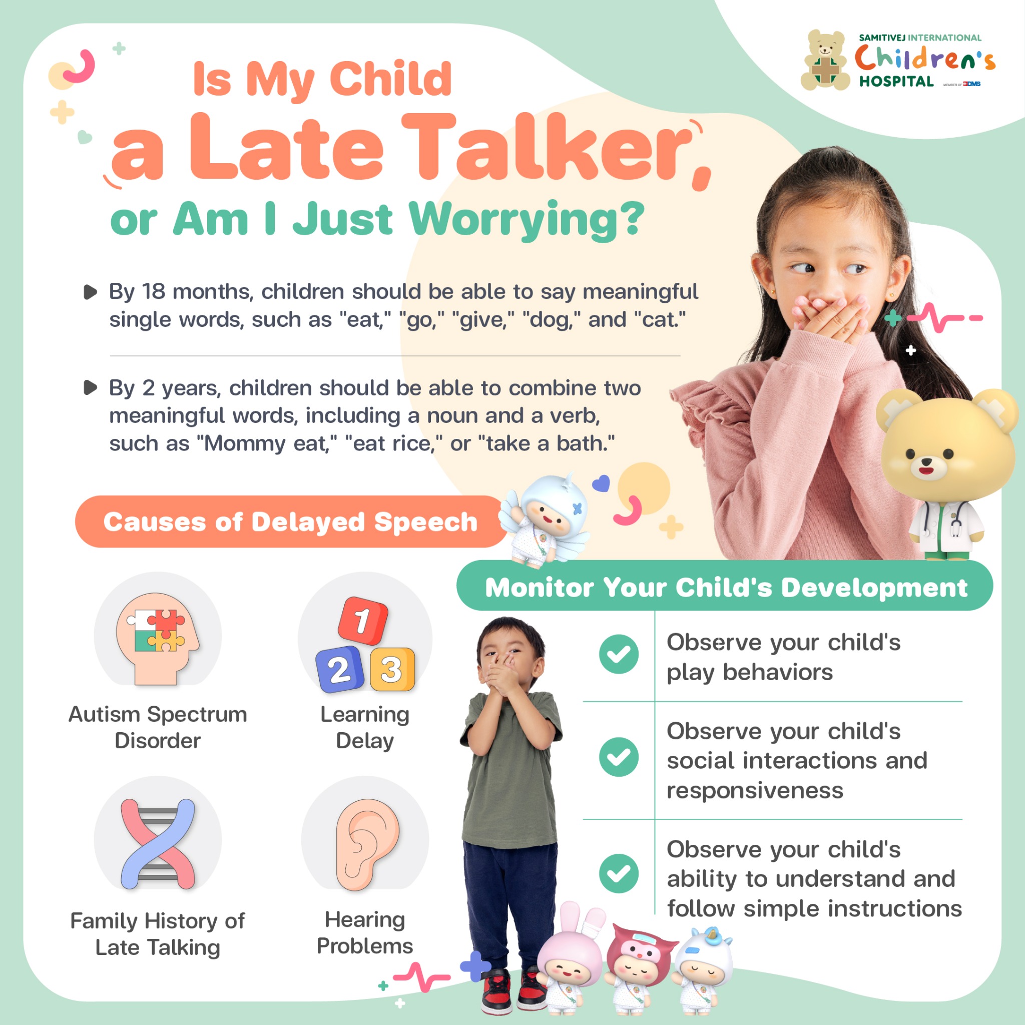 Samitivej International Children's Hospital Facebook ad: He'll talk when he's ready.