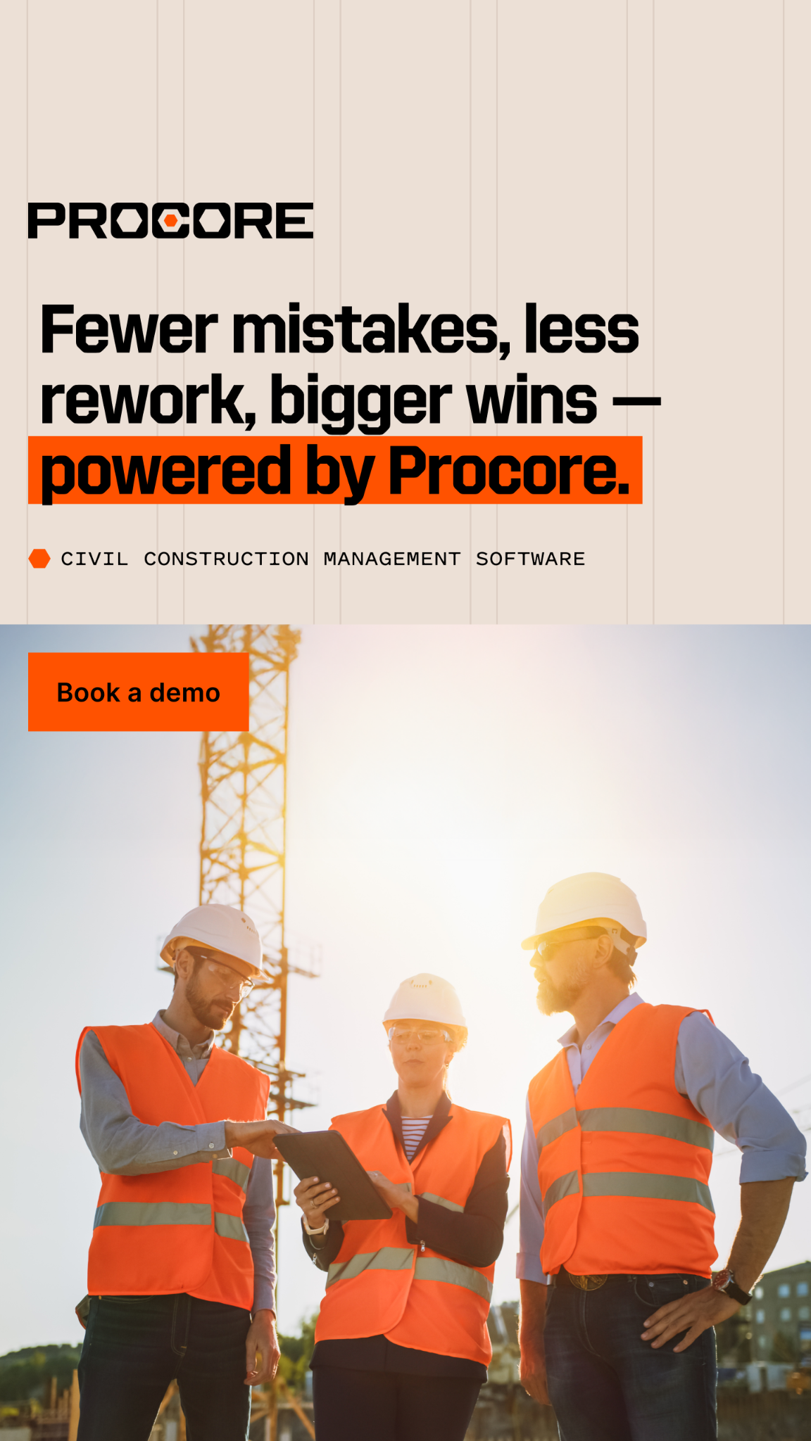 Procore Technologies Facebook ad