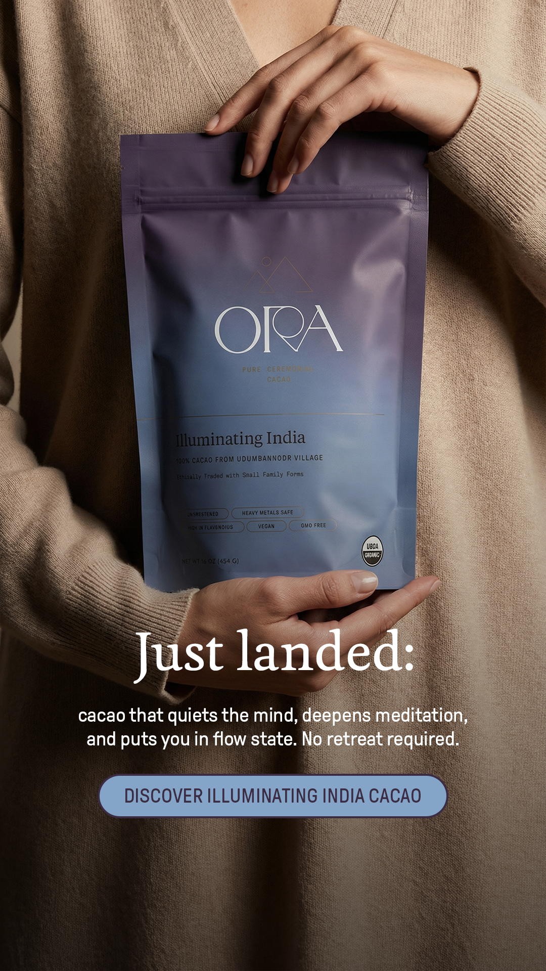 Ora Cacao Facebook ad