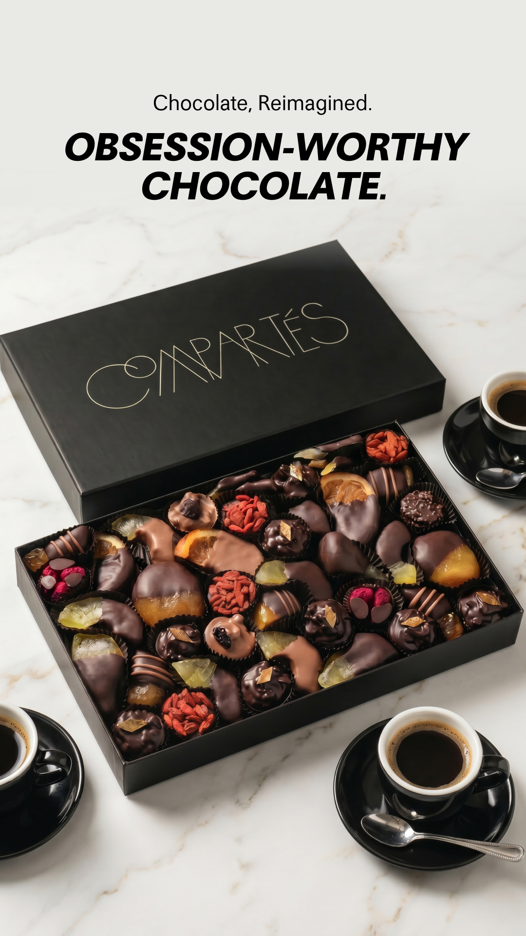 Compartes Chocolate Facebook ad