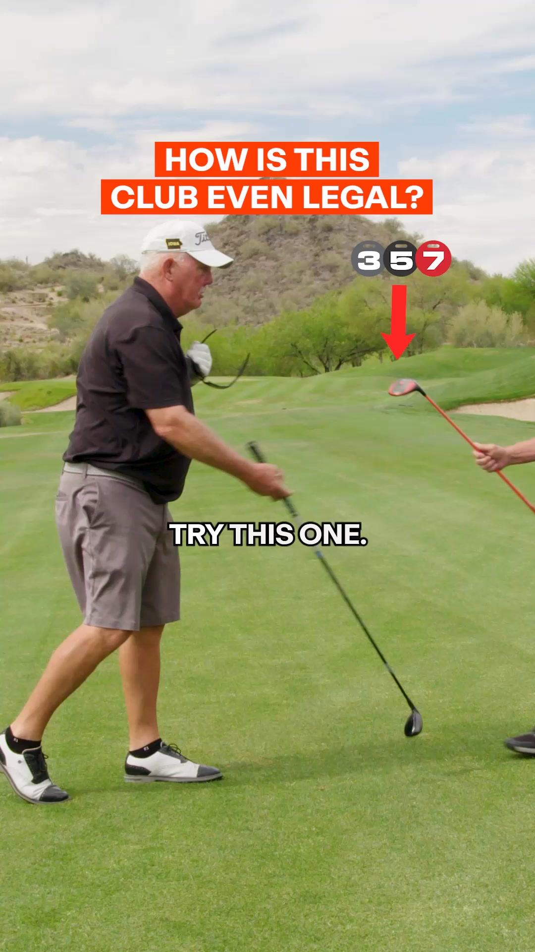Performance Golf Facebook ad: Voted #1 Approach Club For Amateurs