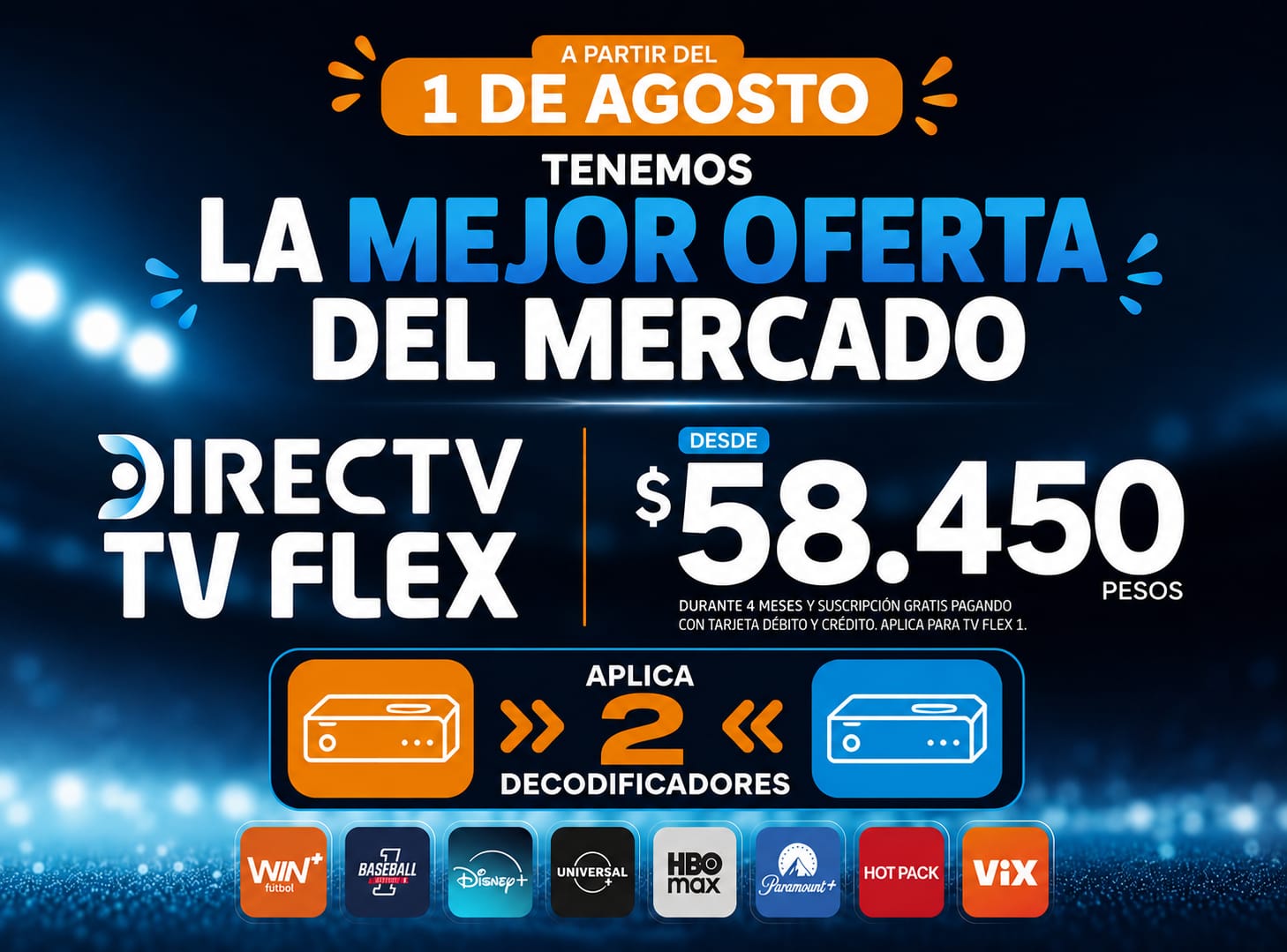 Directv Colombia - Agente Autorizado Facebook ad: NUEVO PLAN TV FLEX