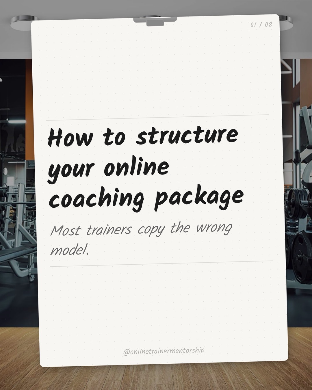 OnlineTrainer.com by Jonathan Goodman Facebook ad: Comment PACKAGE and I’ll send you the full…