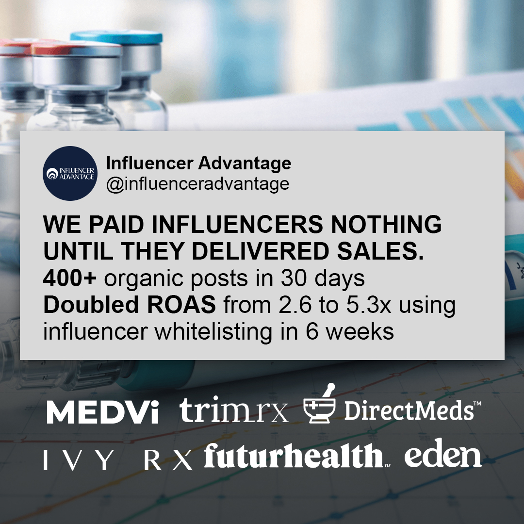 Influencer Advantage Facebook ad