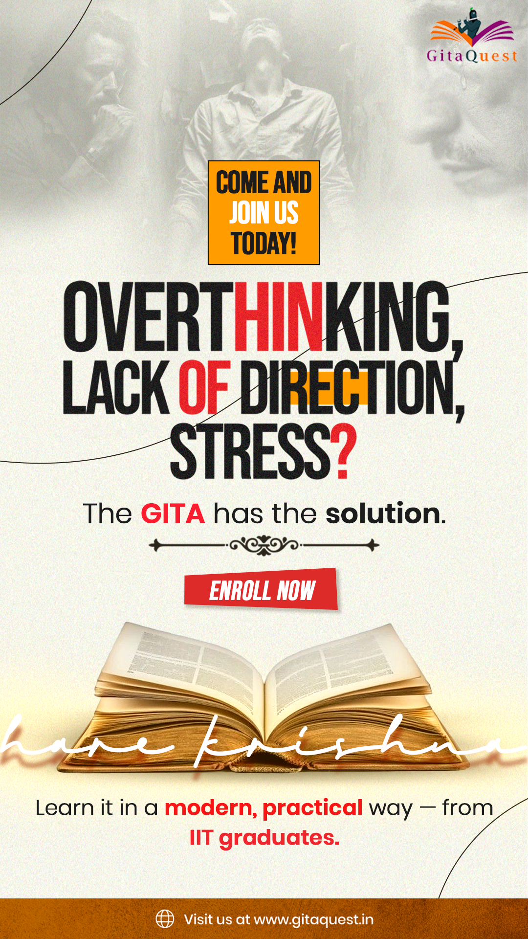Gita Quest Facebook ad from Jan 3, 2026