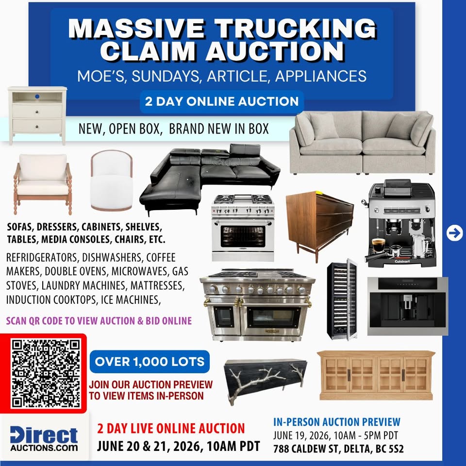 Direct Auctions Facebook ad