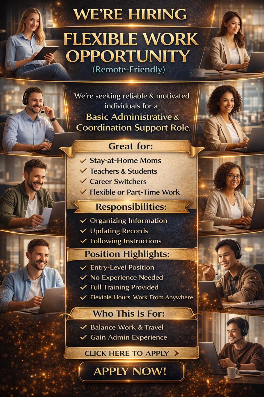 Viva Staffing Agency Facebook ad: Now Hiring | Remote Position