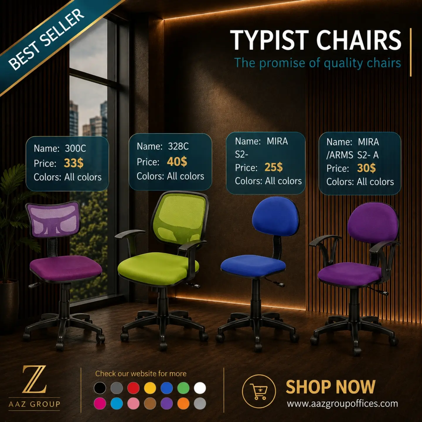 AAZ GROUP Facebook ad: Designed for focus.