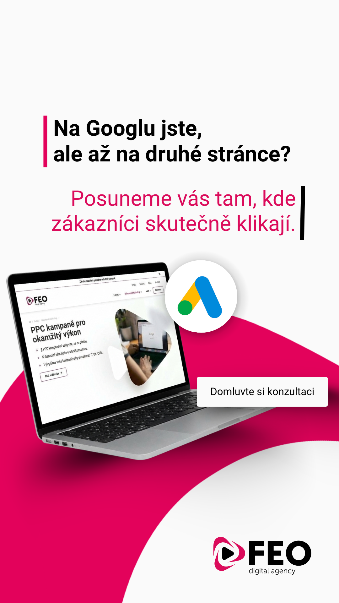 FEO digital agency Facebook ad from Apr 14, 2026