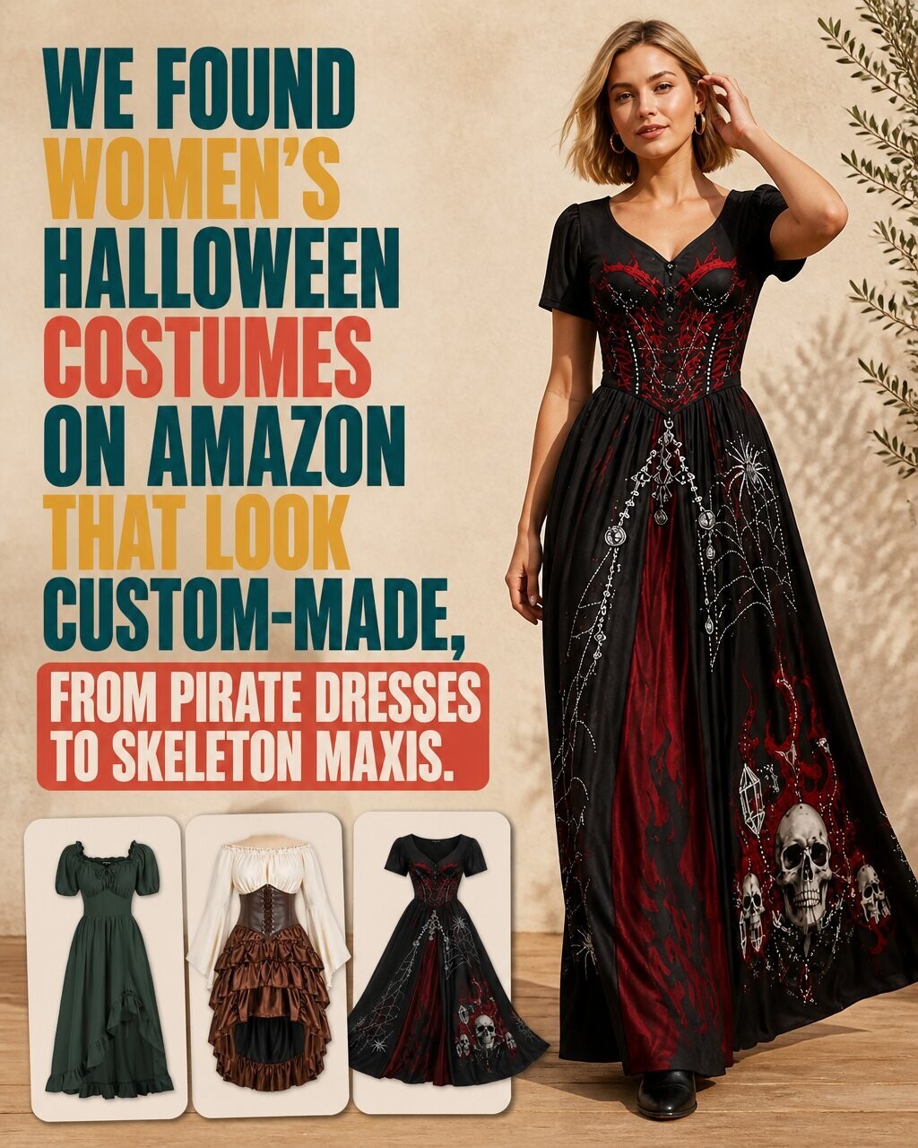 Toptenreviews Offers Facebook ad: Women's Halloween Costumes Worth Planning Ahead For