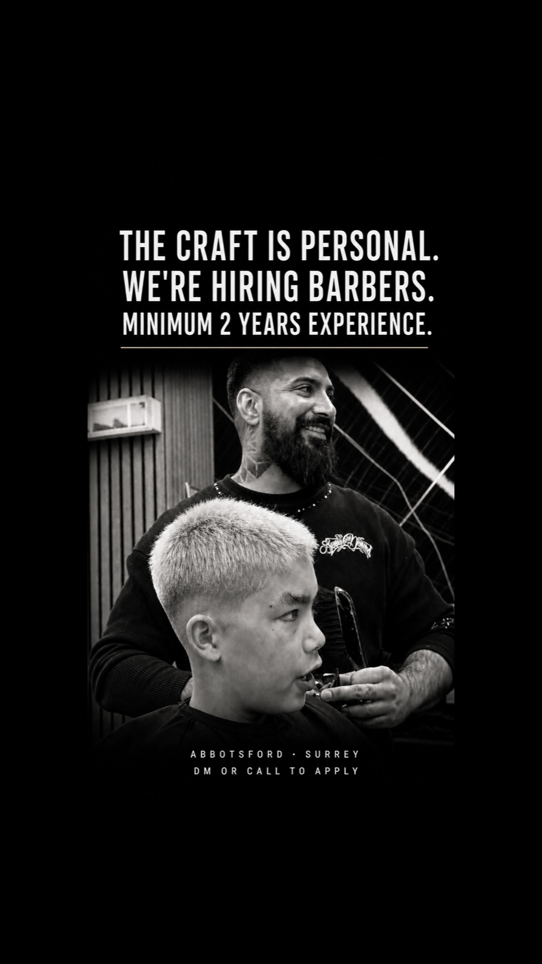 Bro Code Barbershop Facebook ad