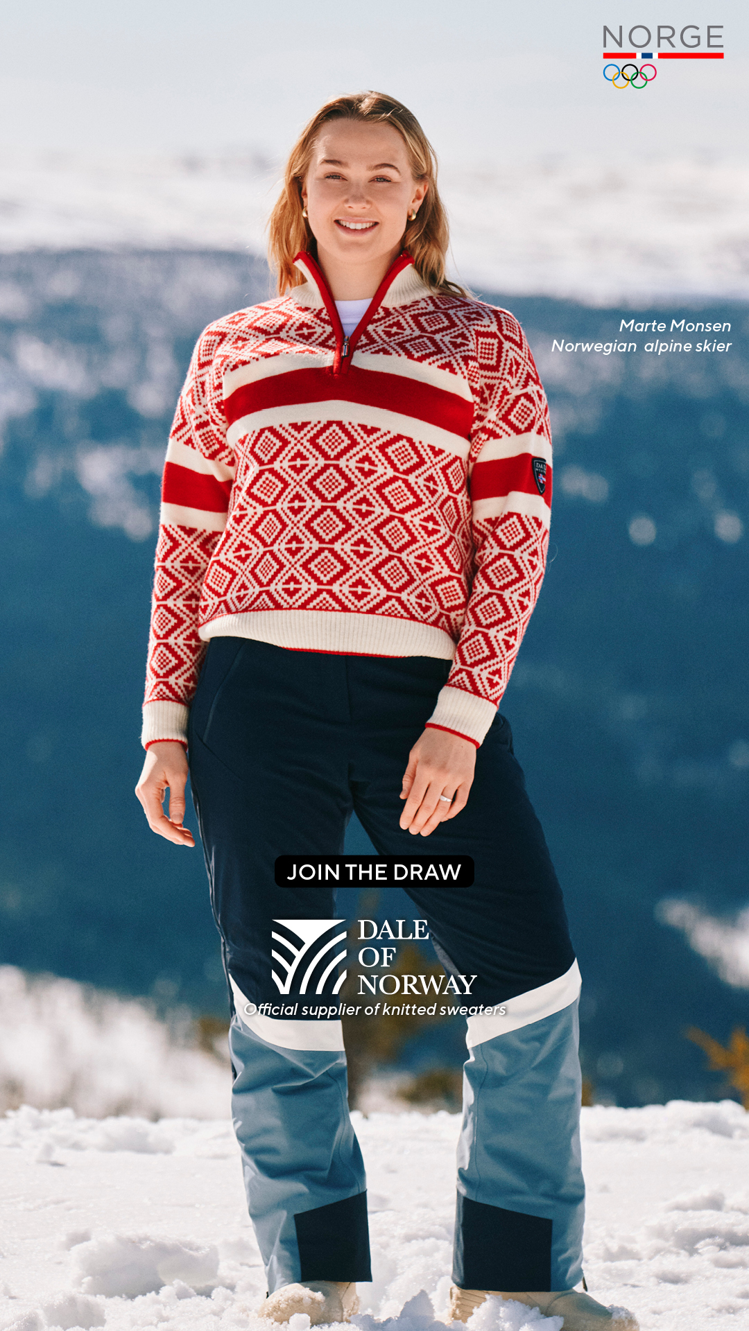 Dale of Norway Facebook ad