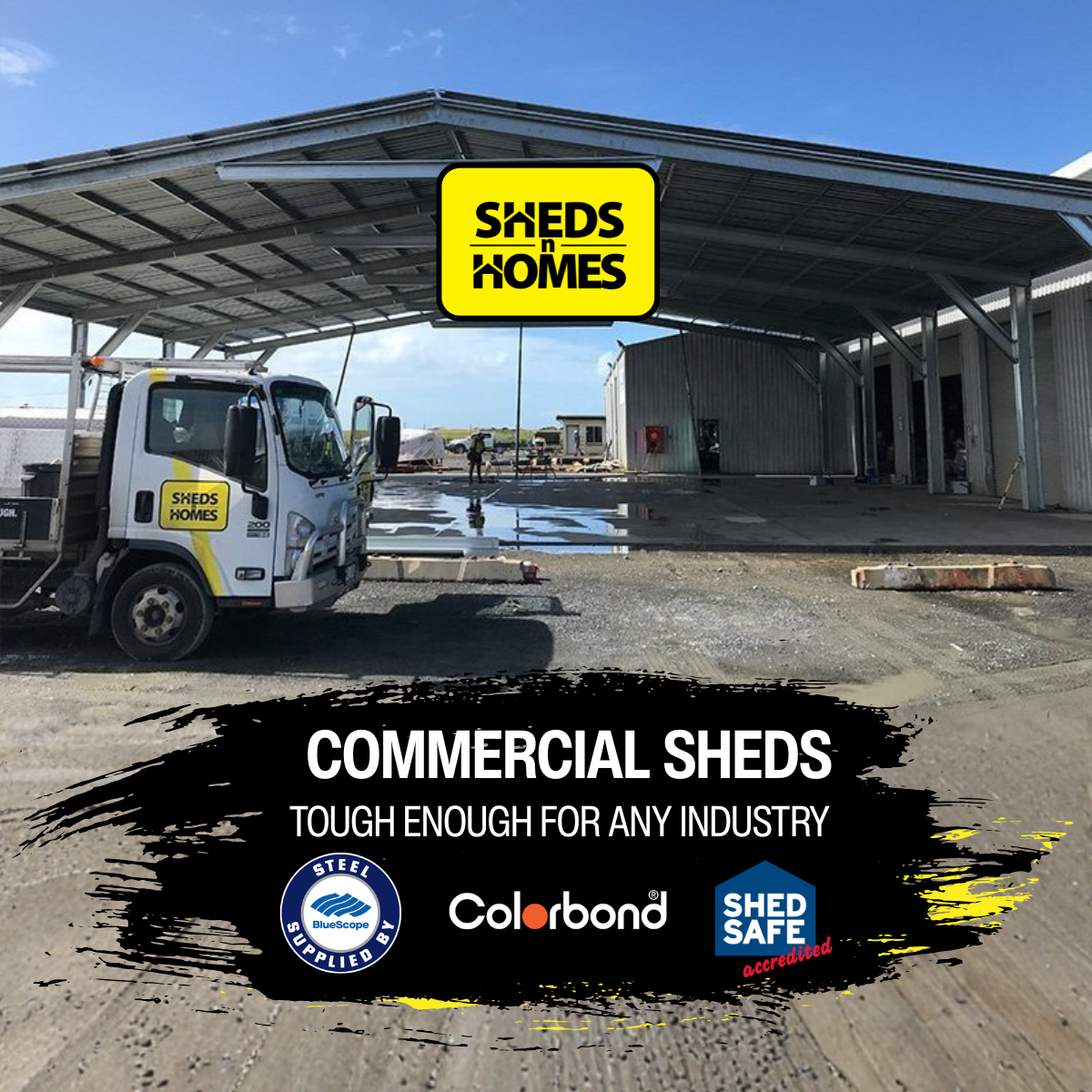 Sheds n Homes Facebook ad