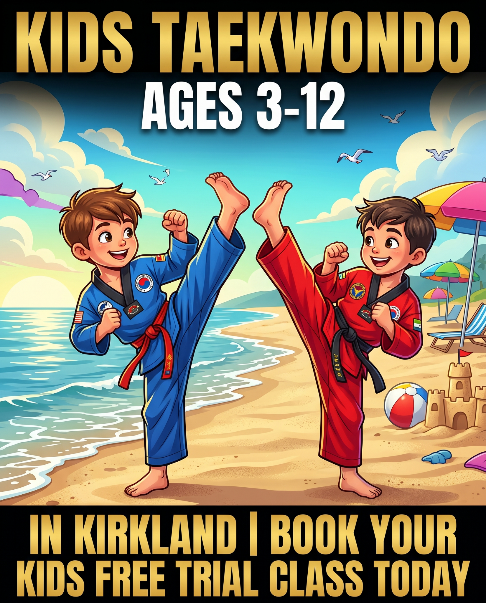 Eastside Taekwondo Tigers Facebook ad