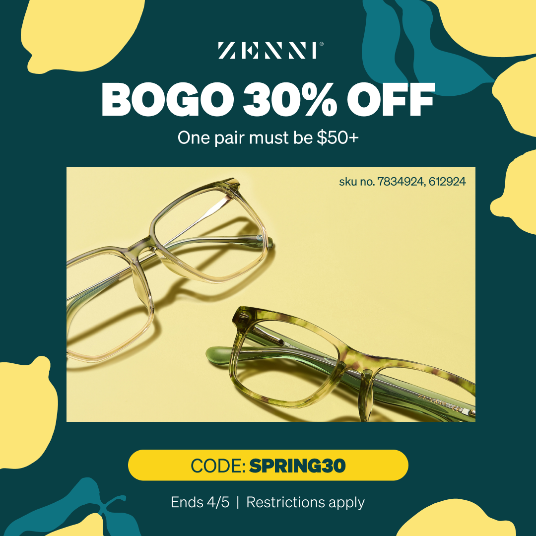 Zenni Optical Facebook ad