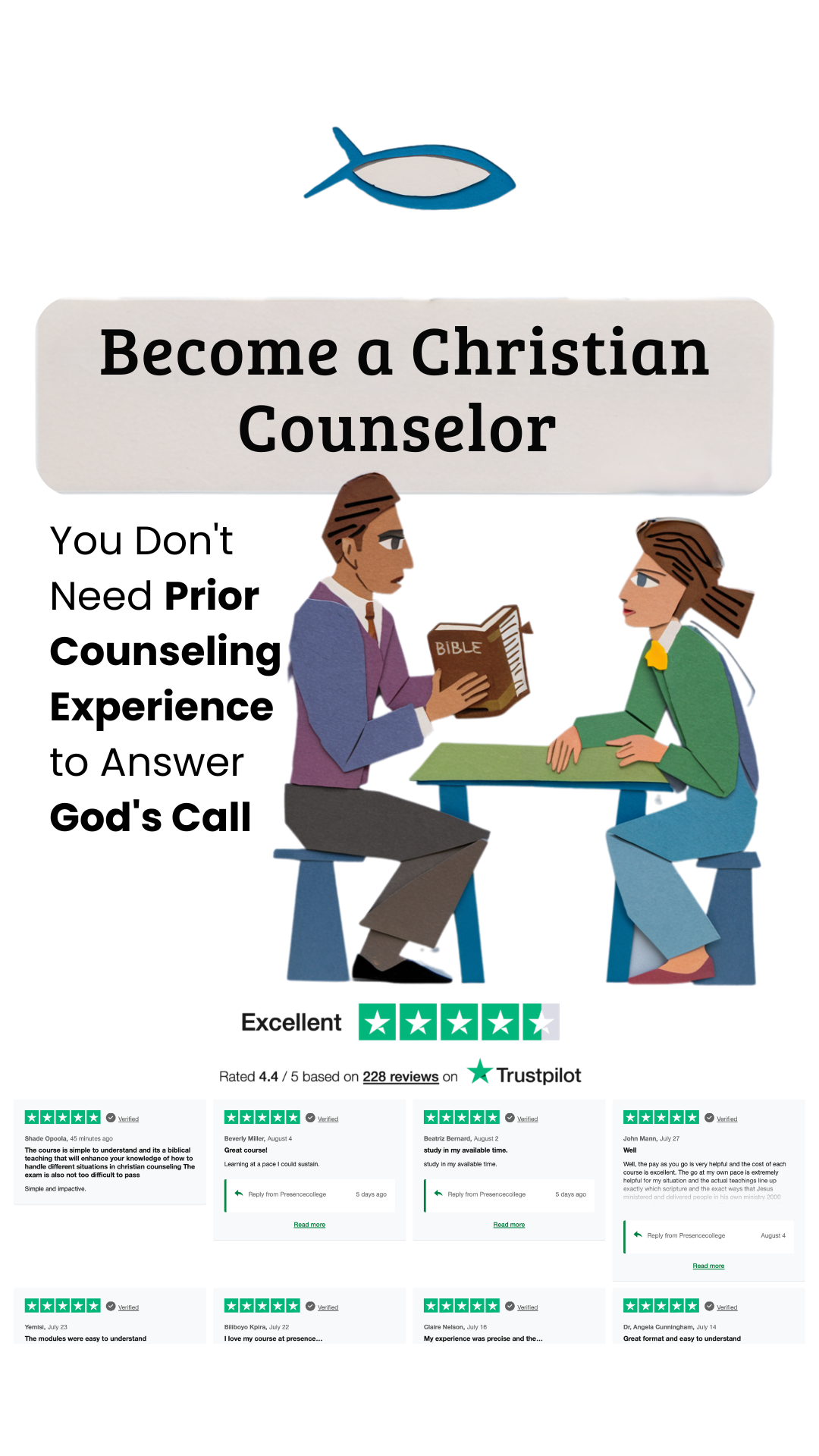 Presence College Facebook ad