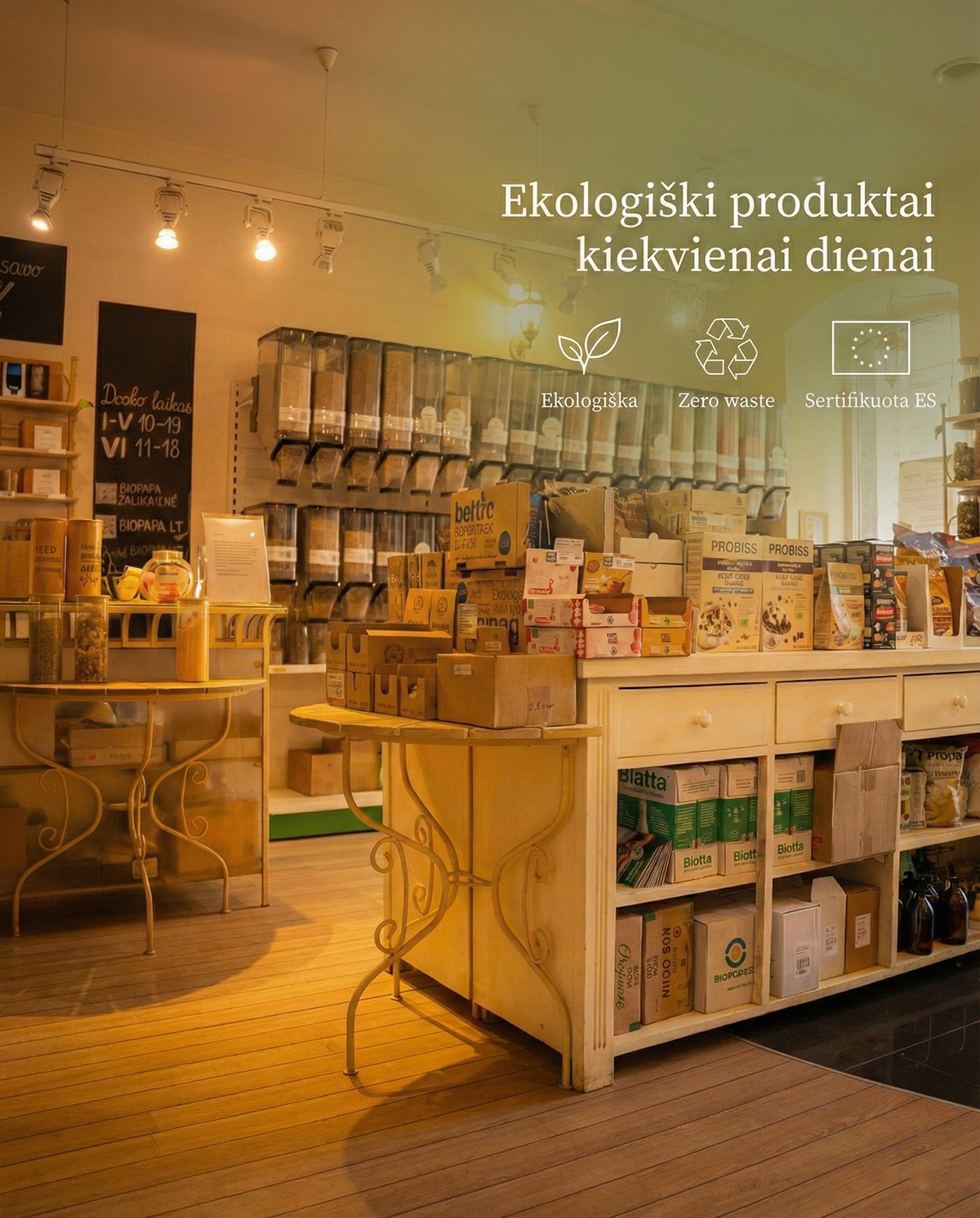 Biopapa Žaliuomenė Facebook ad