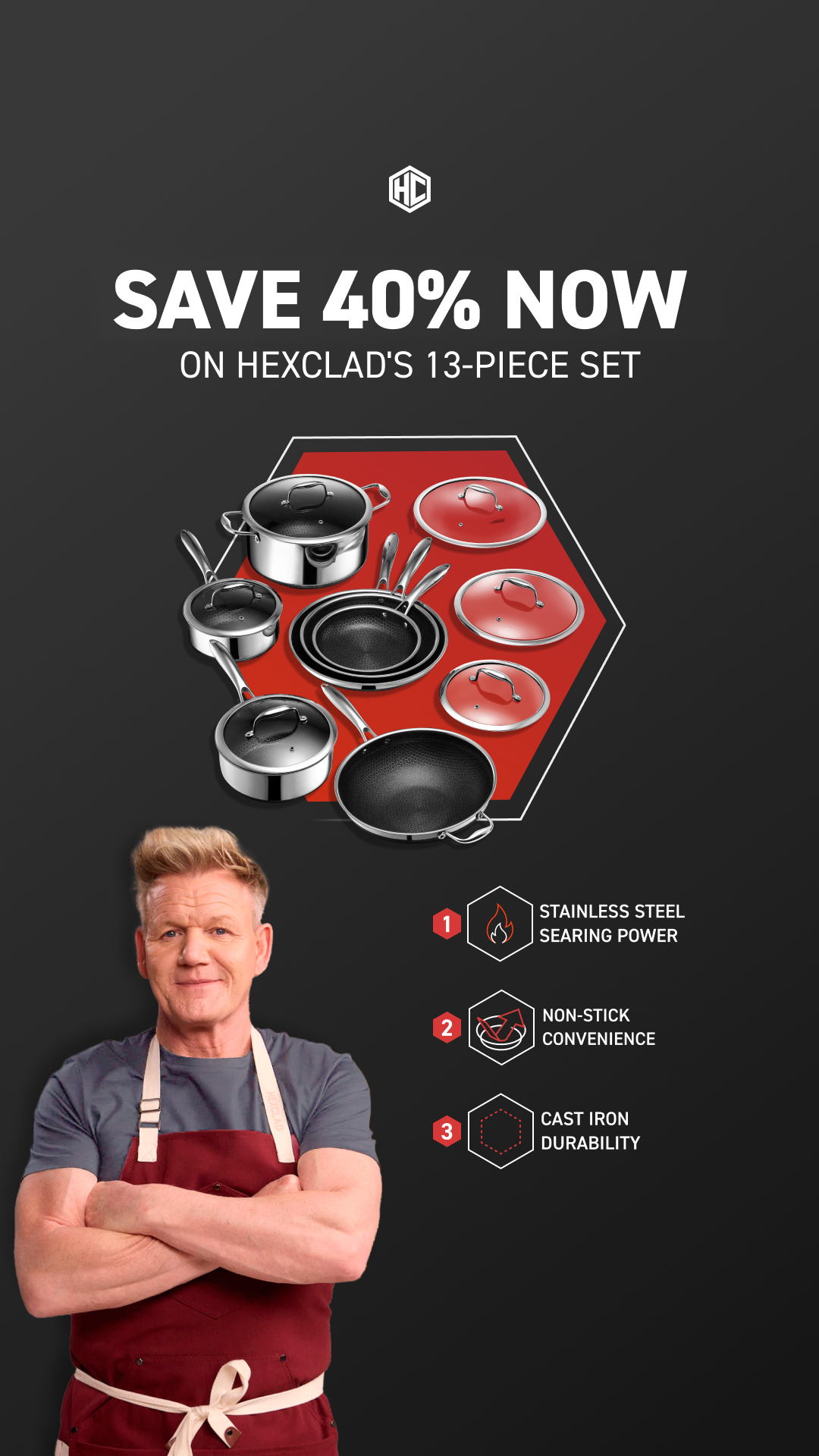 HexClad Facebook ad