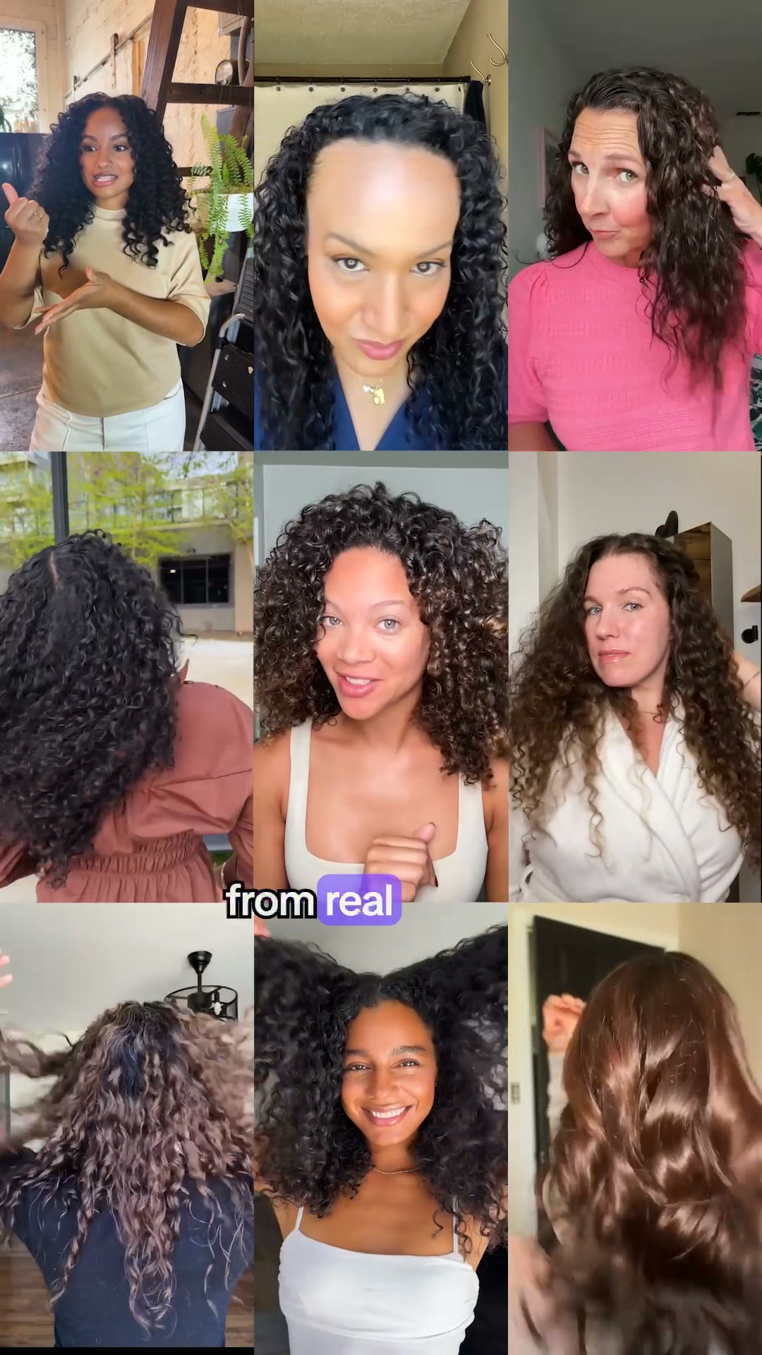 Kitsch Facebook ad: Love Your Curls, Ditch the Bottles