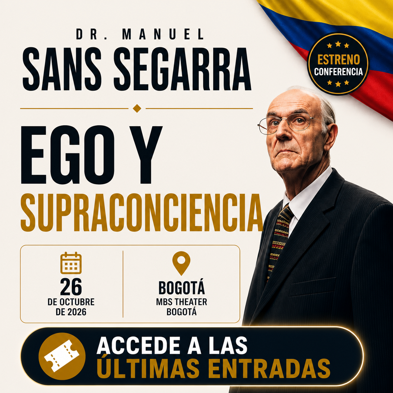 Dr. Manuel Sans Segarra Facebook ad: Reserva tu entrada