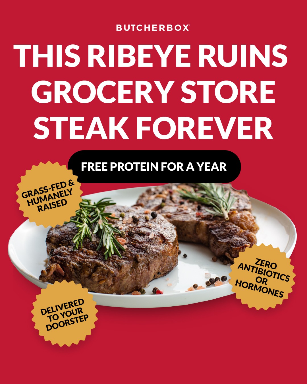 ButcherBox Facebook ad