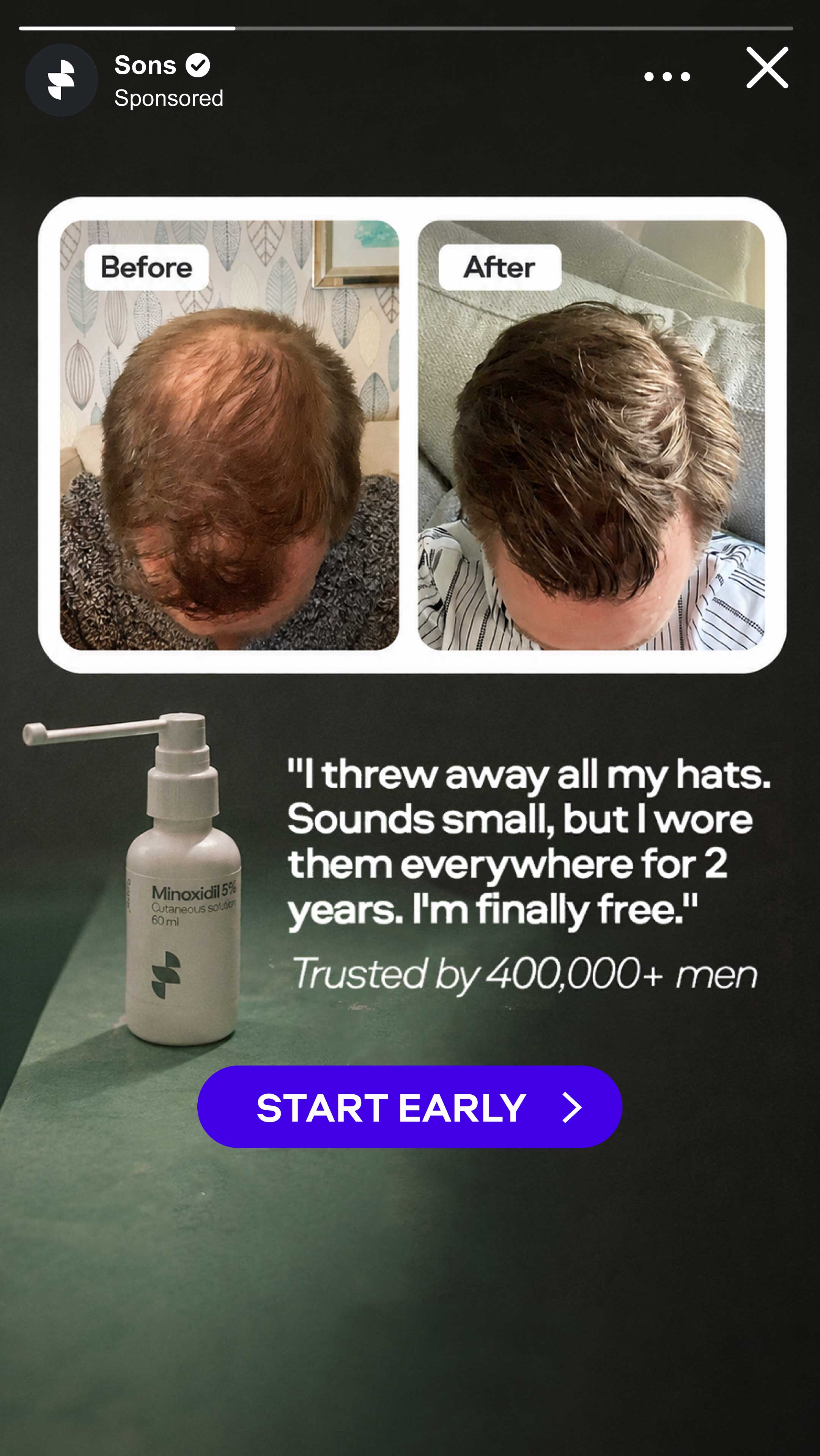 Sons Facebook ad