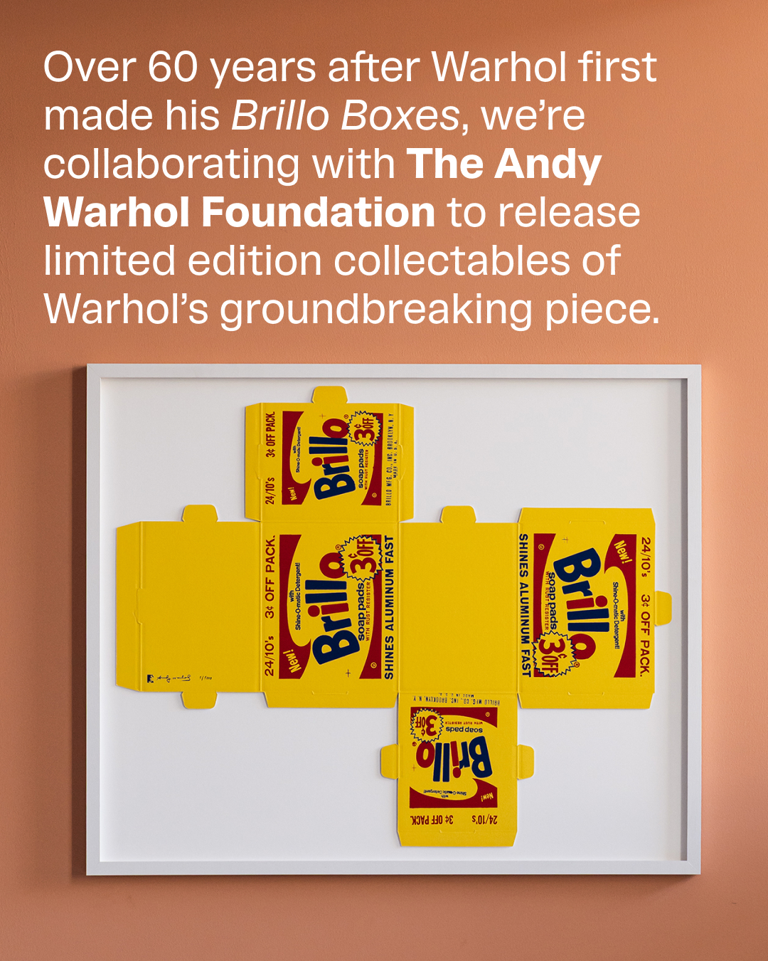 The Andy Warhol Foundation for the Visual Arts Facebook ad